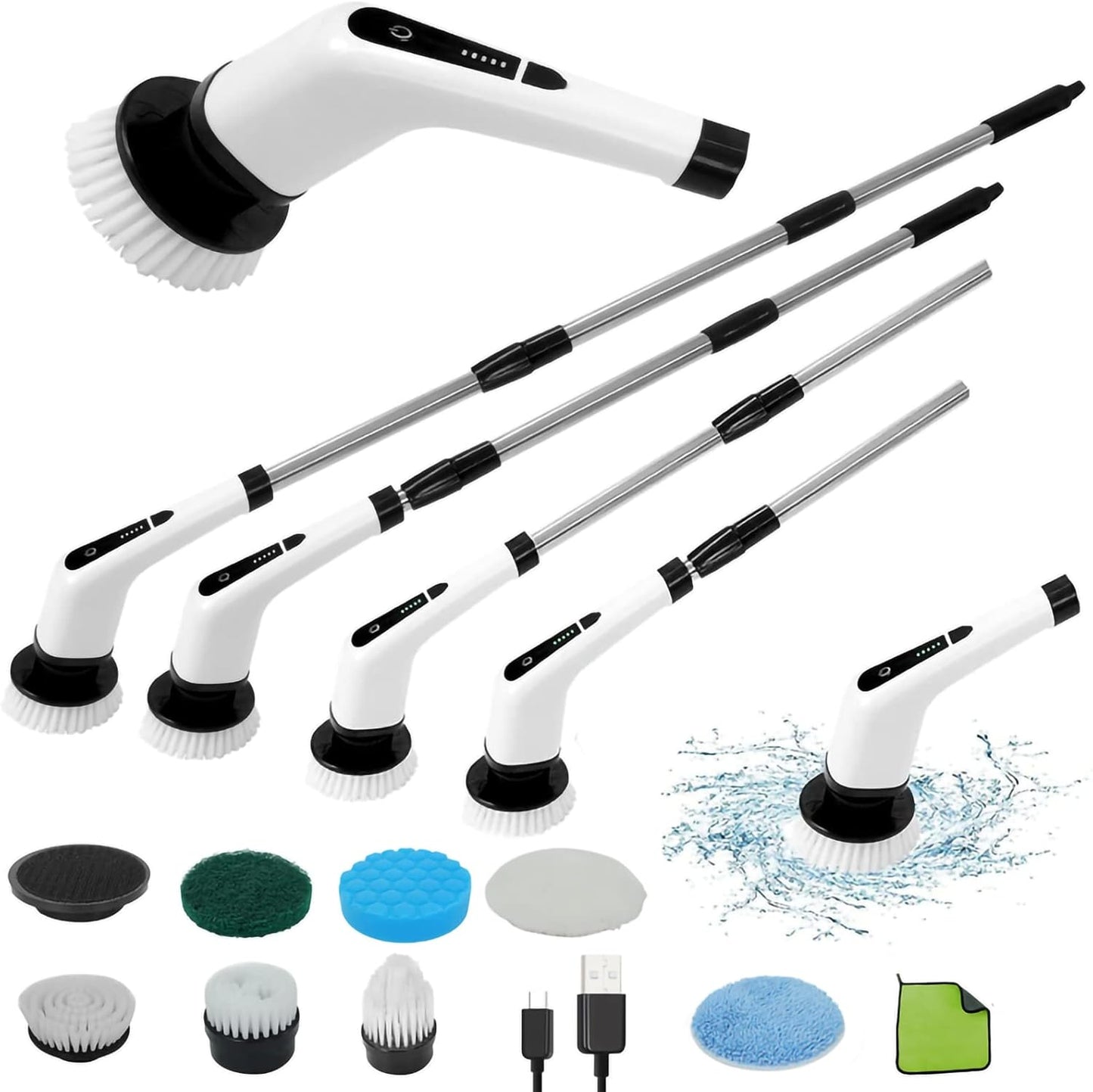 Cepillo eléctrico multifuncional 7 en 1