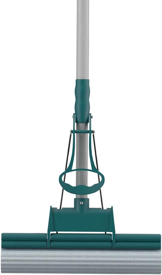 Trapeador Mágico Escurridor con Mango Extensible y Esponja Súper Absorbente – Ideal para Todo Tipo de Pisos
