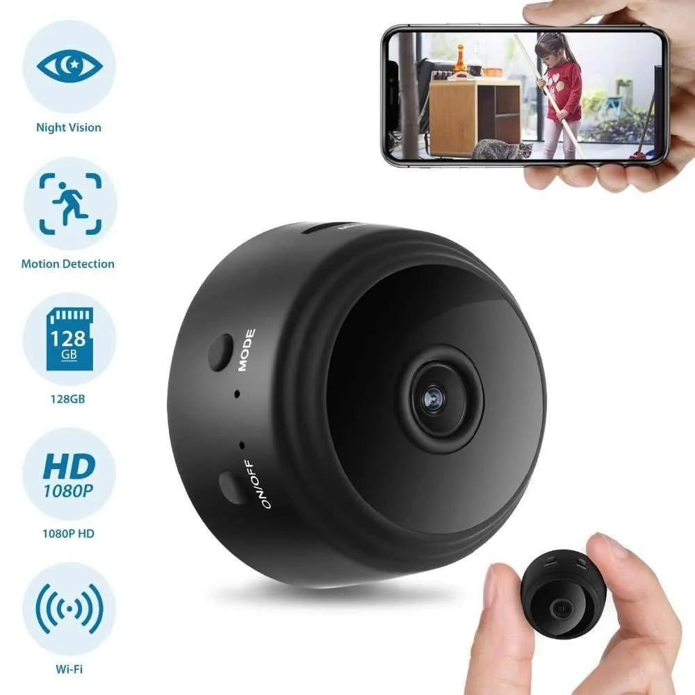 📷 Mini Cámara Espía 1080 HD: Seguridad y Discreción en Tus Manos 🔒