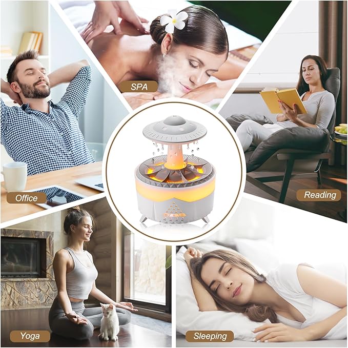 Humidificador OVNI Con Luz