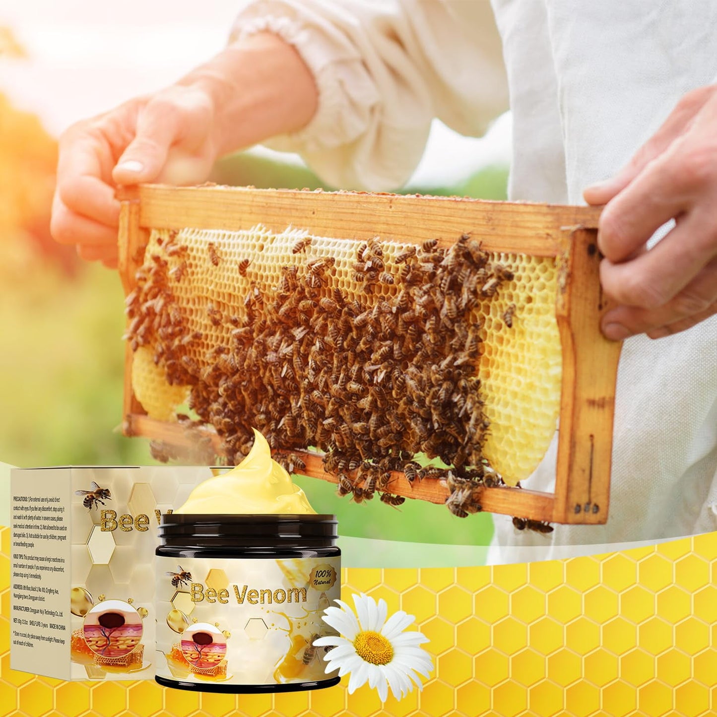 Crema reparadora Bee Venom 2 unidades para todo tipo de piel