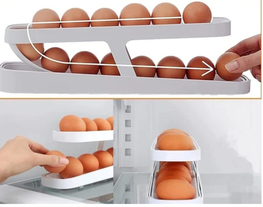 Organizador apilable para huevos – Seguro, compacto y sin BPA
