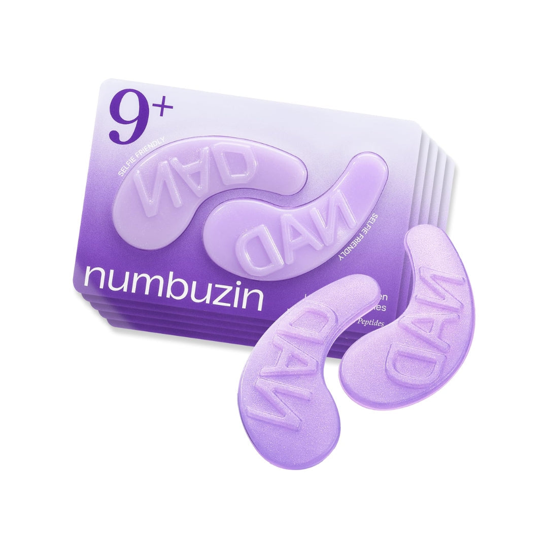 Parches Para Ojos No.9 NAD+ 5 pares  Collagen Under Eye Parches Numbuzin