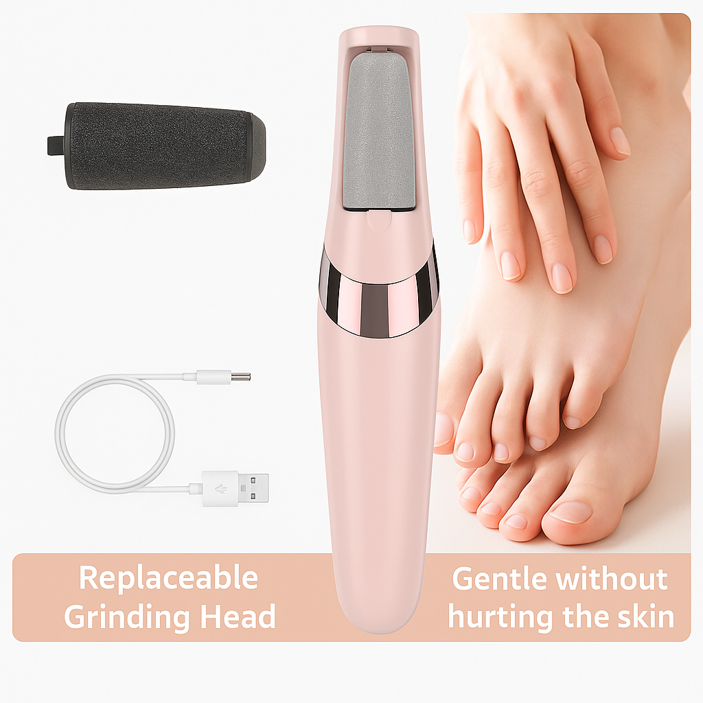 Limador eléctrico de callos y uñas