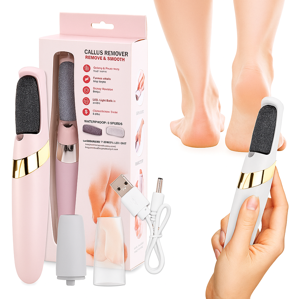 Limador eléctrico de callos y uñas