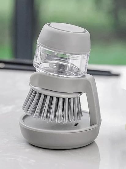 Cepillo Limpiador Con Dispenser de jabon- Limpieza Profunda y Sin Esfuerzo