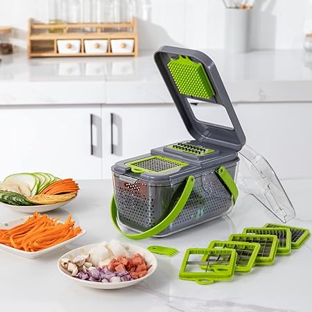Picadora Premium 22 en 1 – Acero Inoxidable y Sin BPA