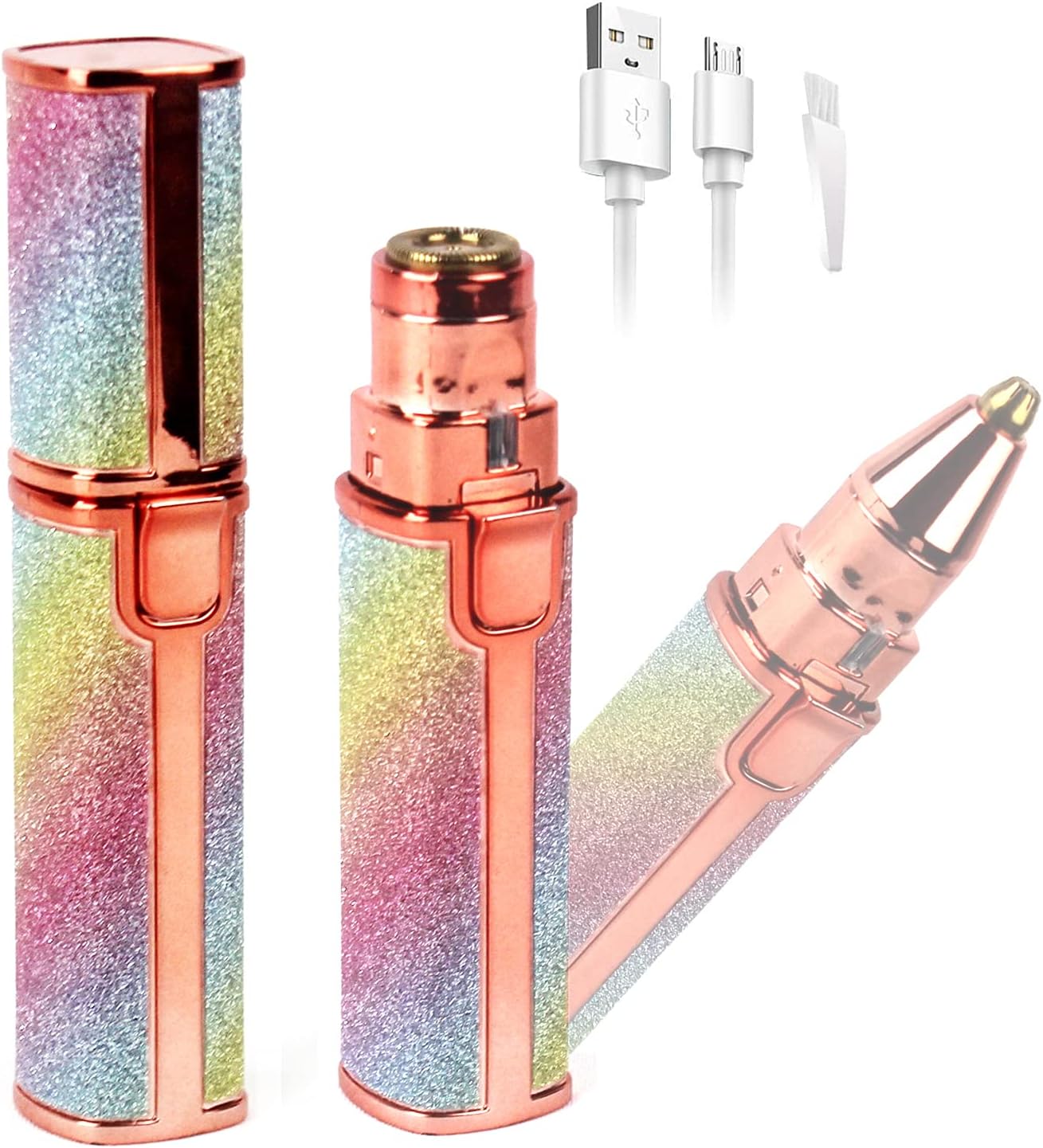 ✨ Depiladora Facial & Perfiladora de Cejas 2 en 1