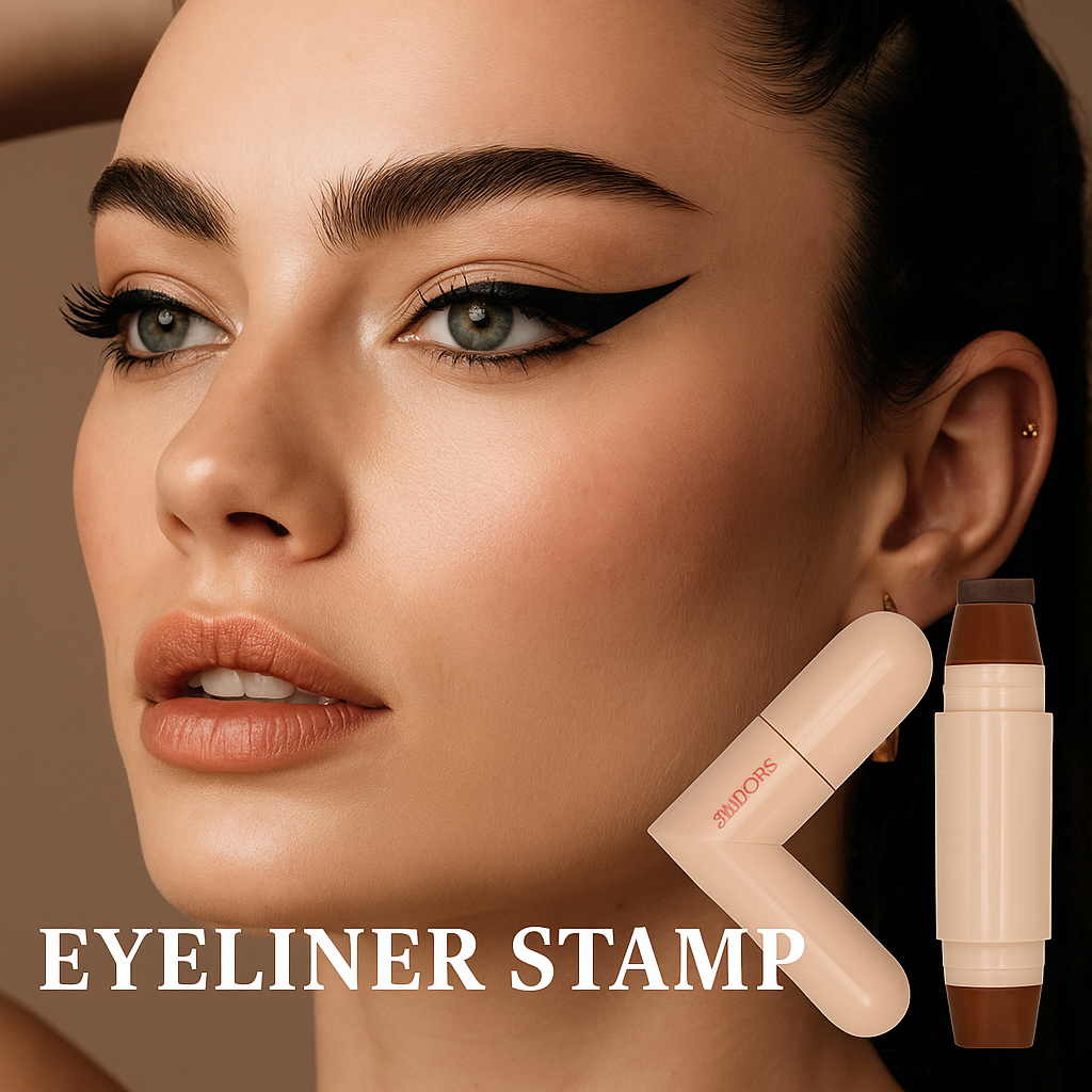 Delineador de Ojos Doble Cabezal – Sello + Punta Fina