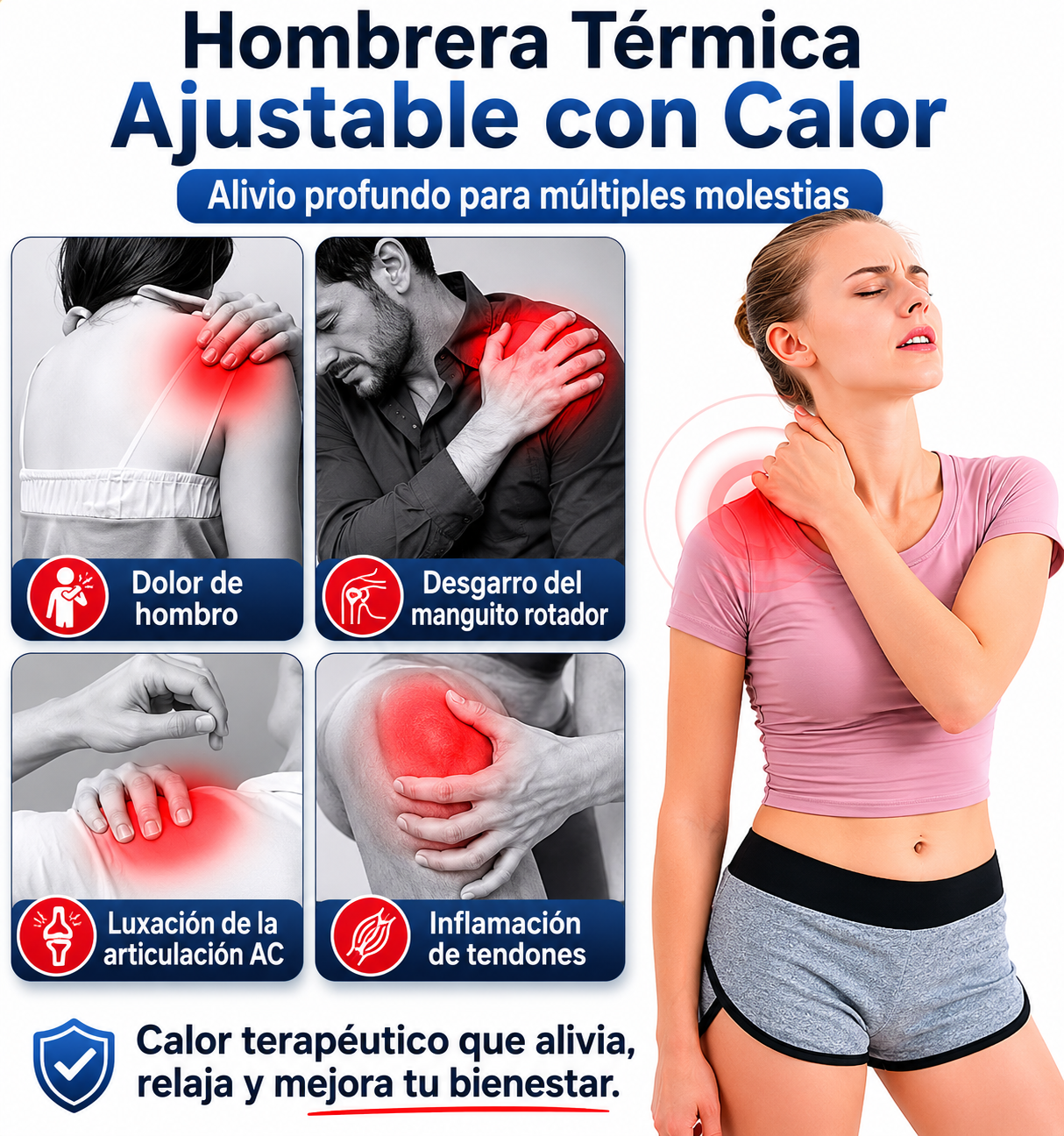 ThermaShoulder™ El Secreto para Aliviar tu Hombro sin Medicamentos