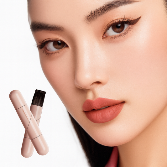 Delineador de Ojos Doble Cabezal Automático – Sello + Punta Fina