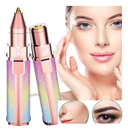 ✨ Depiladora Facial & Perfiladora de Cejas 2 en 1