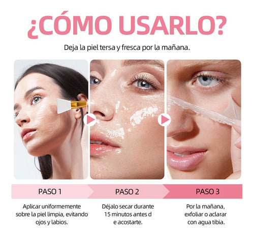 Mascarilla Facial de Colágeno Hidratante Nocturna – Piel Firme y Radiante