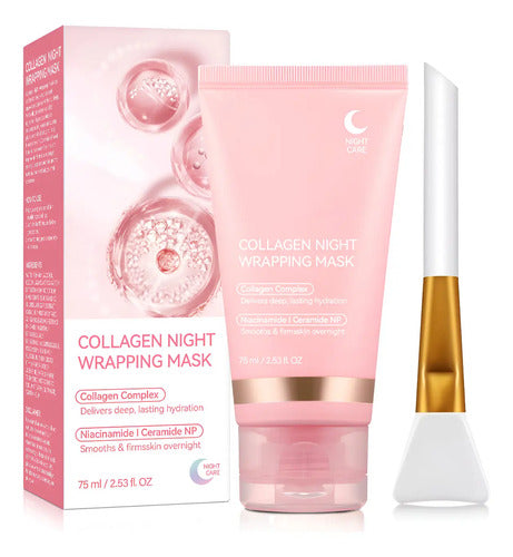 Mascarilla Facial de Colágeno Hidratante Nocturna – Piel Firme y Radiante
