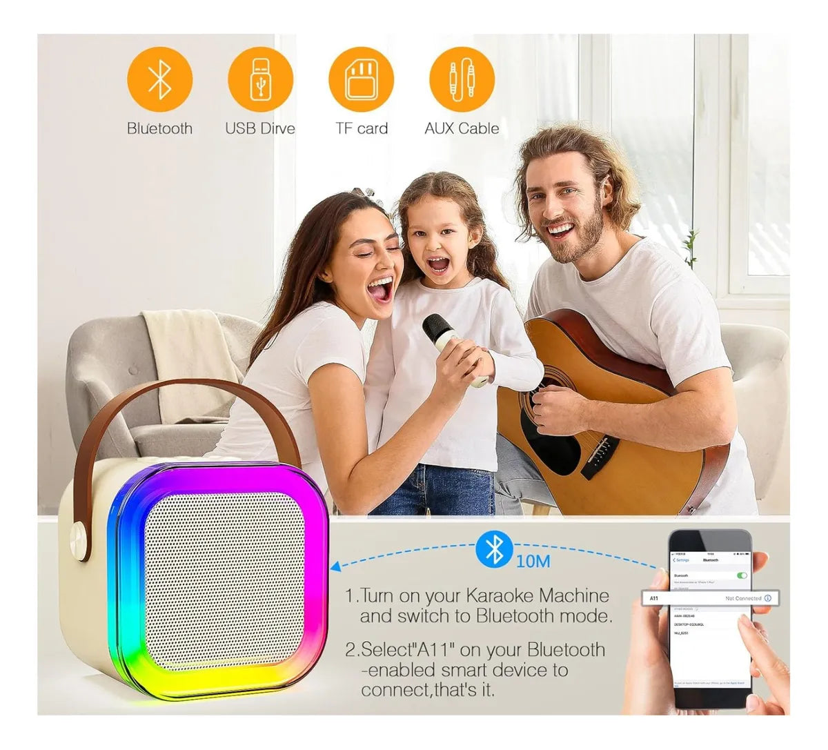 Kit De Karaoke, Parlante + microfono