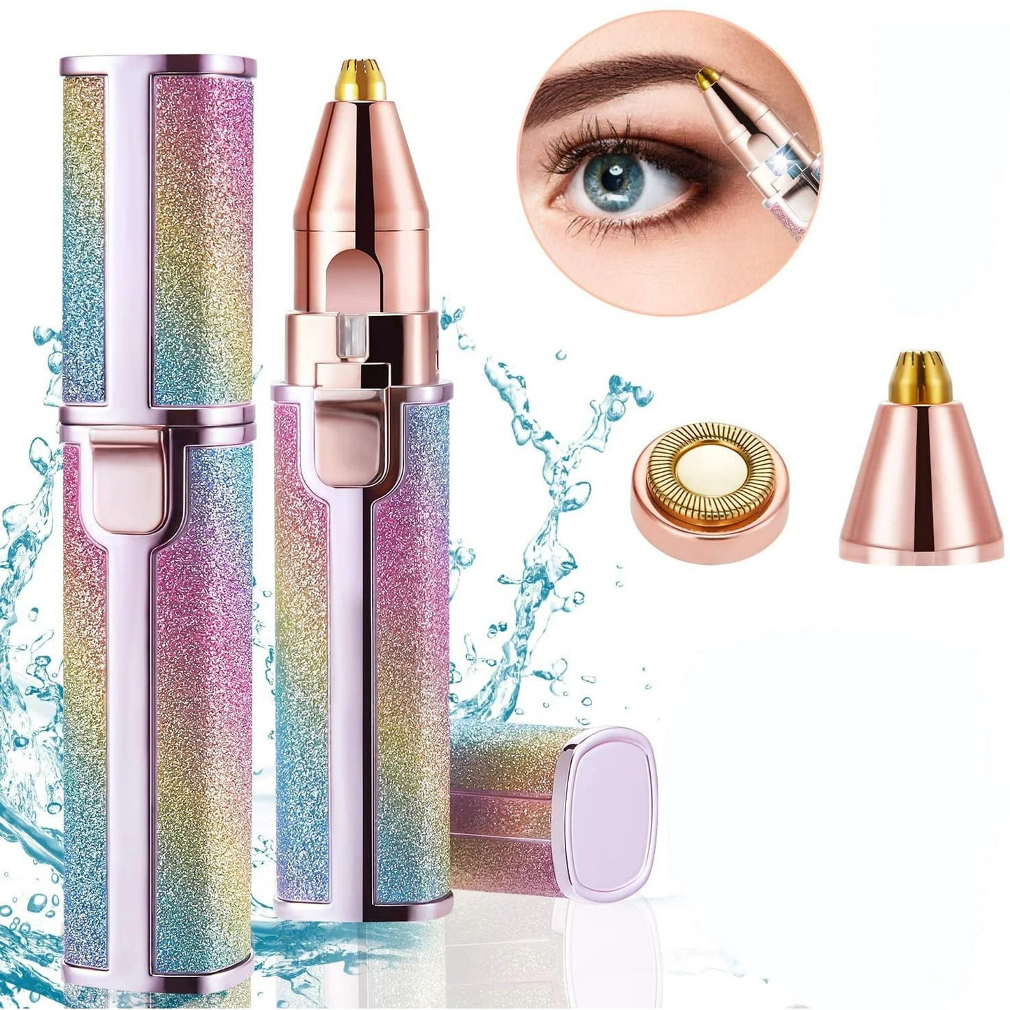 ✨ Depiladora Facial & Perfiladora de Cejas 2 en 1