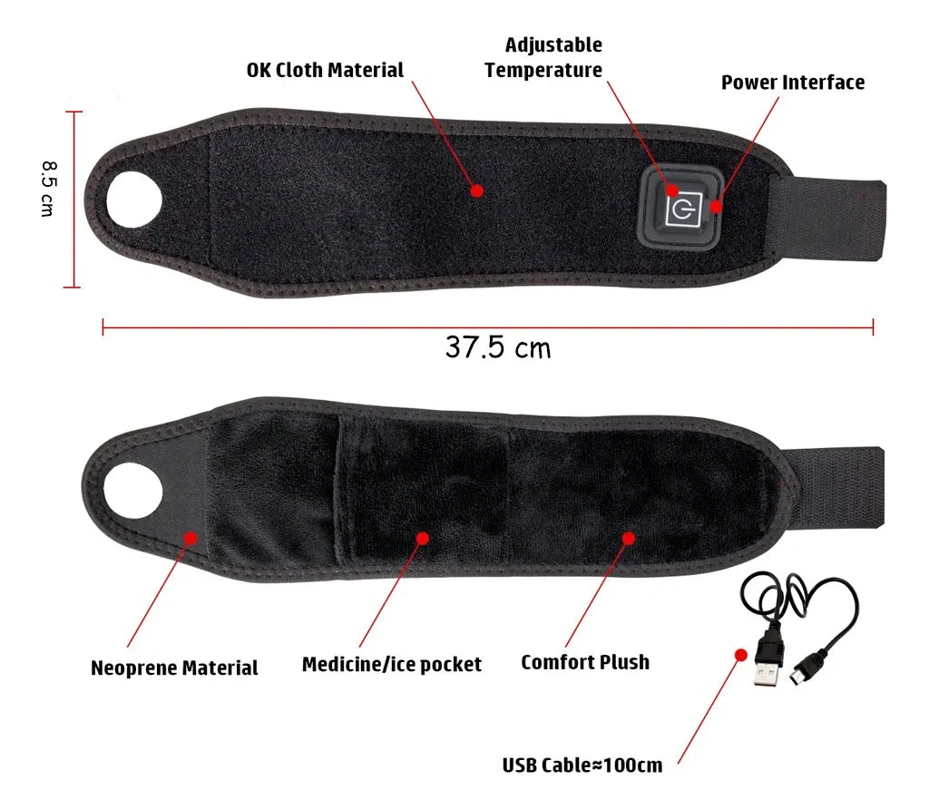 ThermoFlex Muñequera Térmica – Alivio y confort