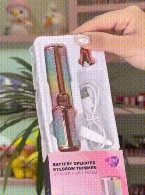 ✨ Depiladora Facial & Perfiladora de Cejas 2 en 1