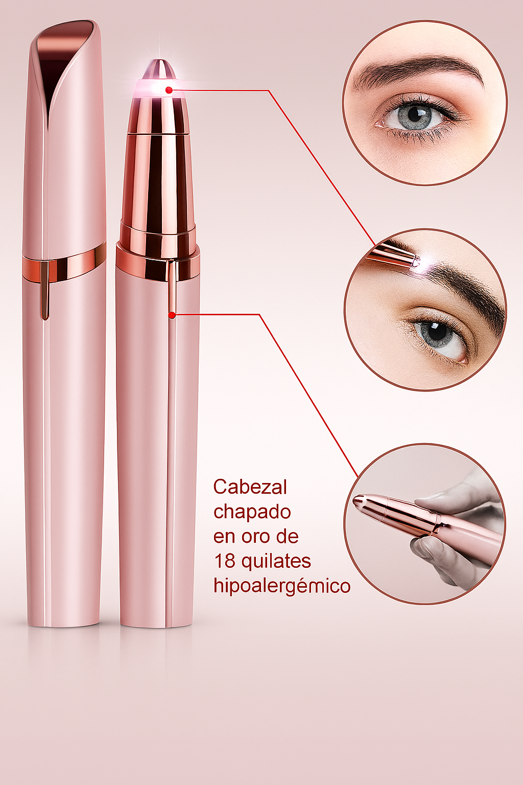 DEPILADOR DE CEJAS PORTATIL