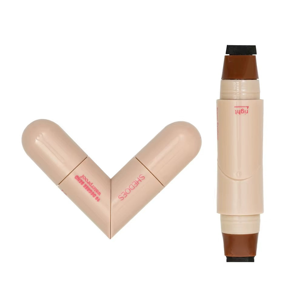 Delineador de Ojos Doble Cabezal – Sello + Punta Fina