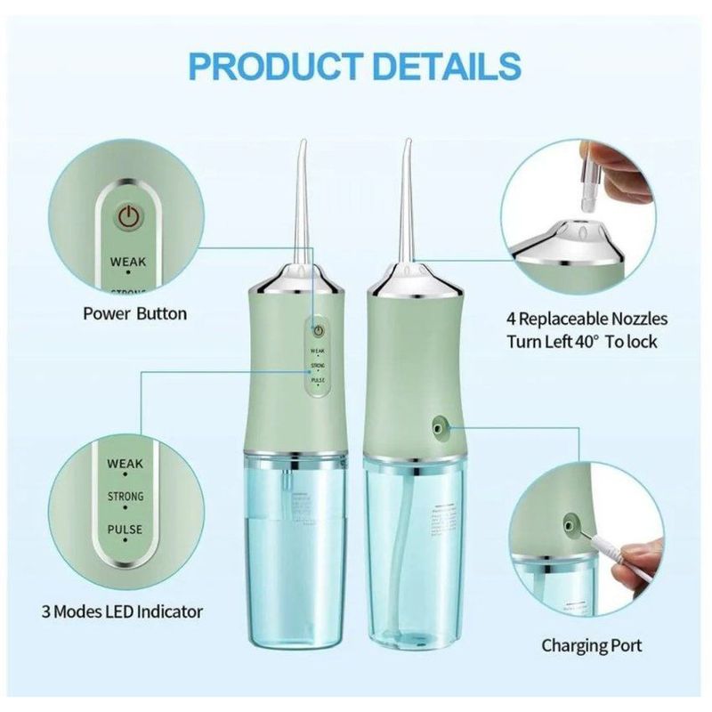 Irrigador Oral – Limpieza Profunda y Sonrisa Saludable Donde Estés
