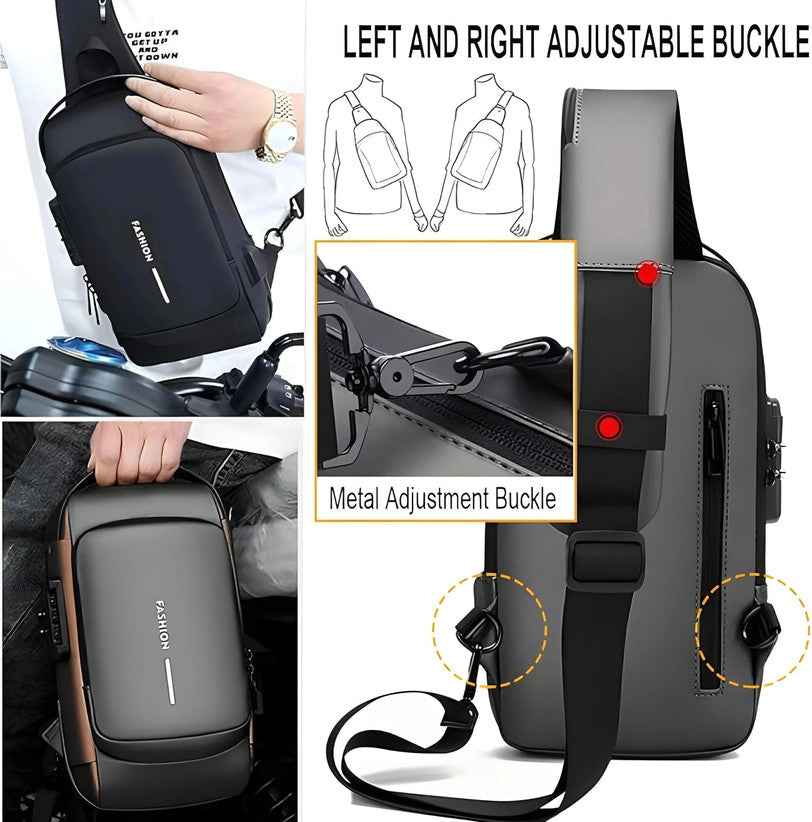 MOCHILA ANTIRROBO CON PUERTO USB